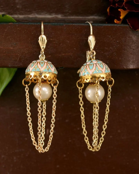 Moon Jhumki Earrings