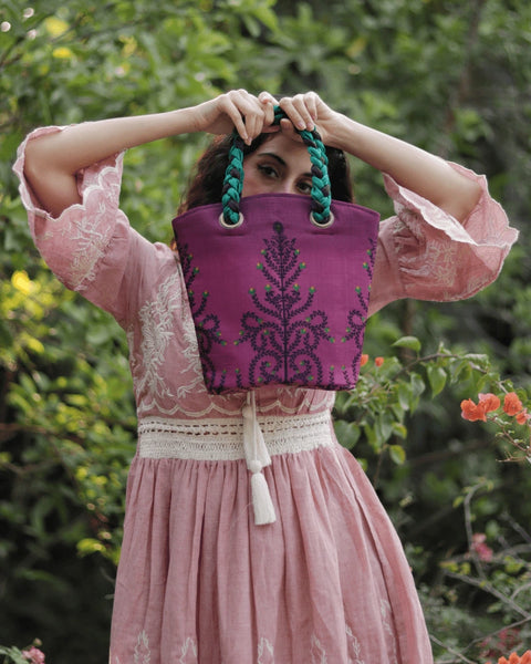 Woven Whimsy Braided Bag