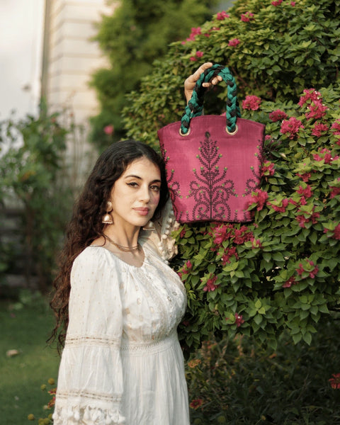 Woven Whimsy Braided Bag