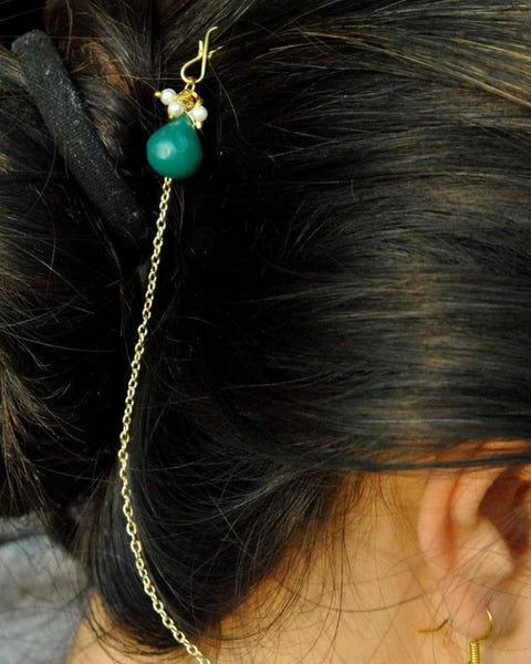 Dangling Earring with Chain