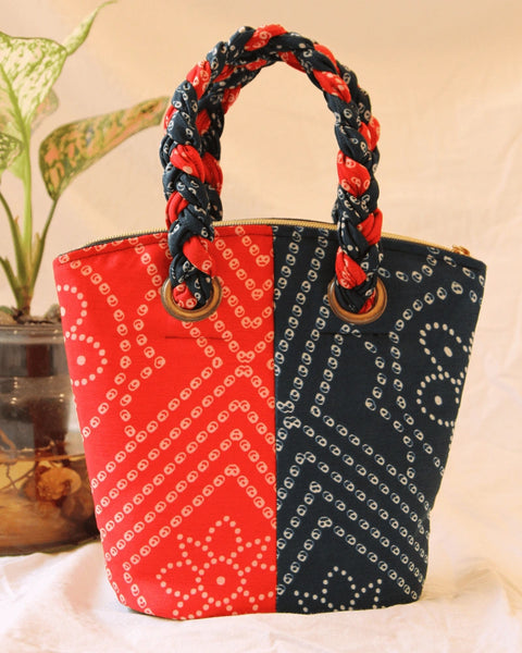 Scarlet Ocean Braided Bag