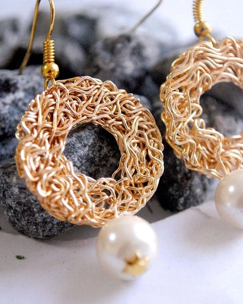 Meshed Up Earrings