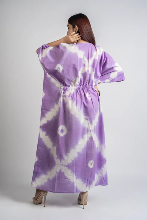 Amethyst Tie And Dye kaftan