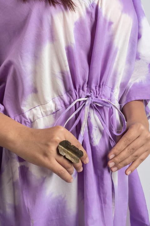 Amethyst Tie And Dye kaftan