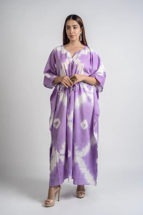 Amethyst Tie And Dye kaftan