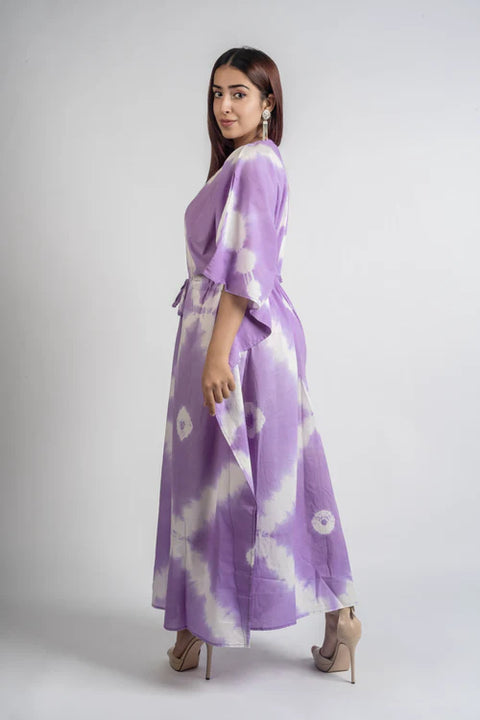 Amethyst Tie And Dye kaftan